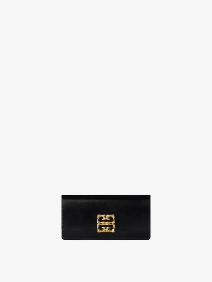 4g Liquid Wallet In Box Leather Black Women Givenchy Wallets and Card Holders