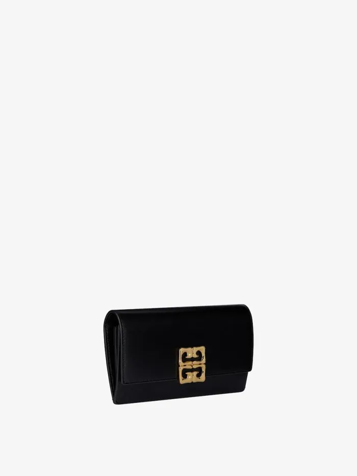 4g Liquid Wallet In Box Leather Black Women Givenchy Wallets and Card Holders