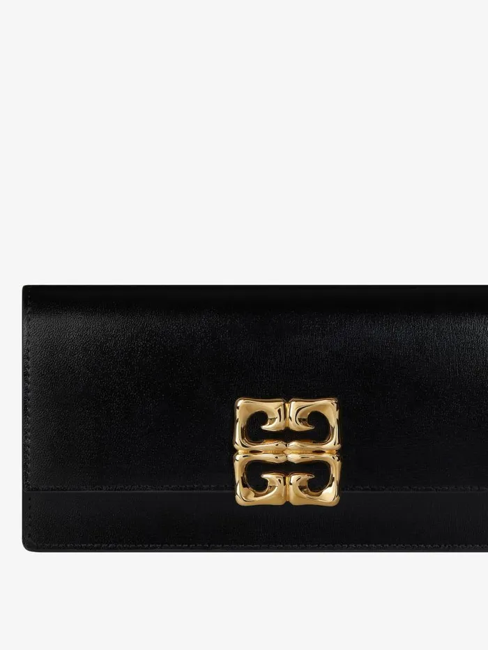 4g Liquid Wallet In Box Leather Black Women Givenchy Wallets and Card Holders