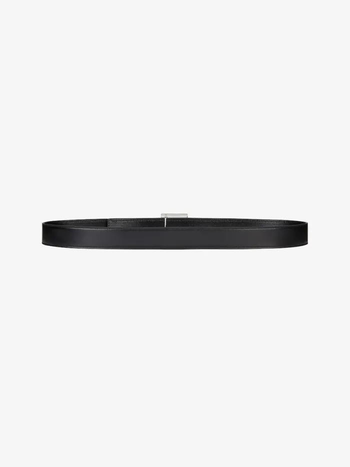 4g Reversible Belt In 4g Classic Leather Black Men Givenchy Belts