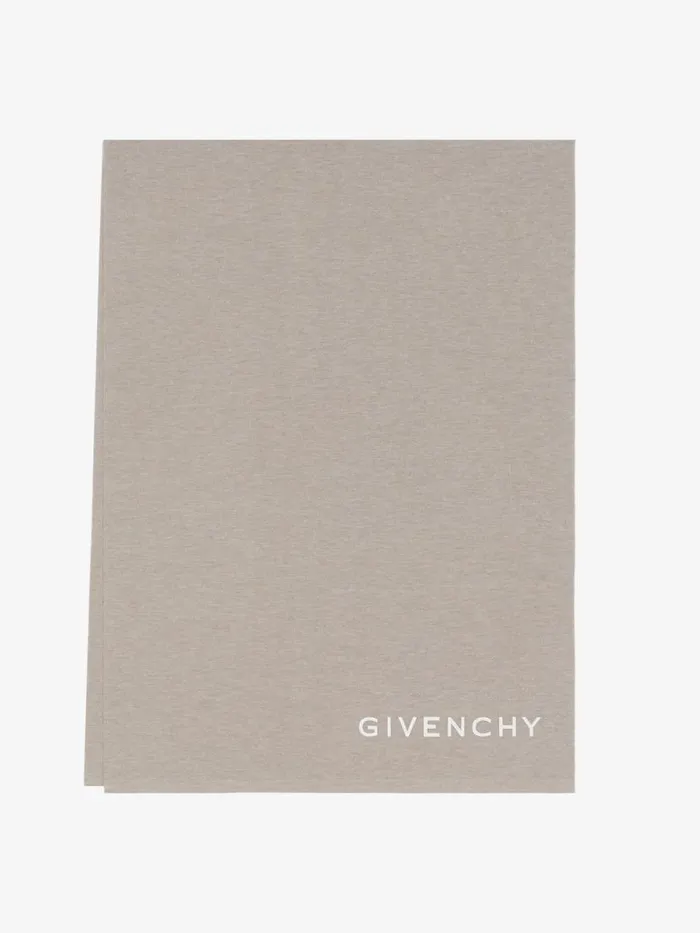 4g Scarf In Wool Taupe Women Givenchy Scarves