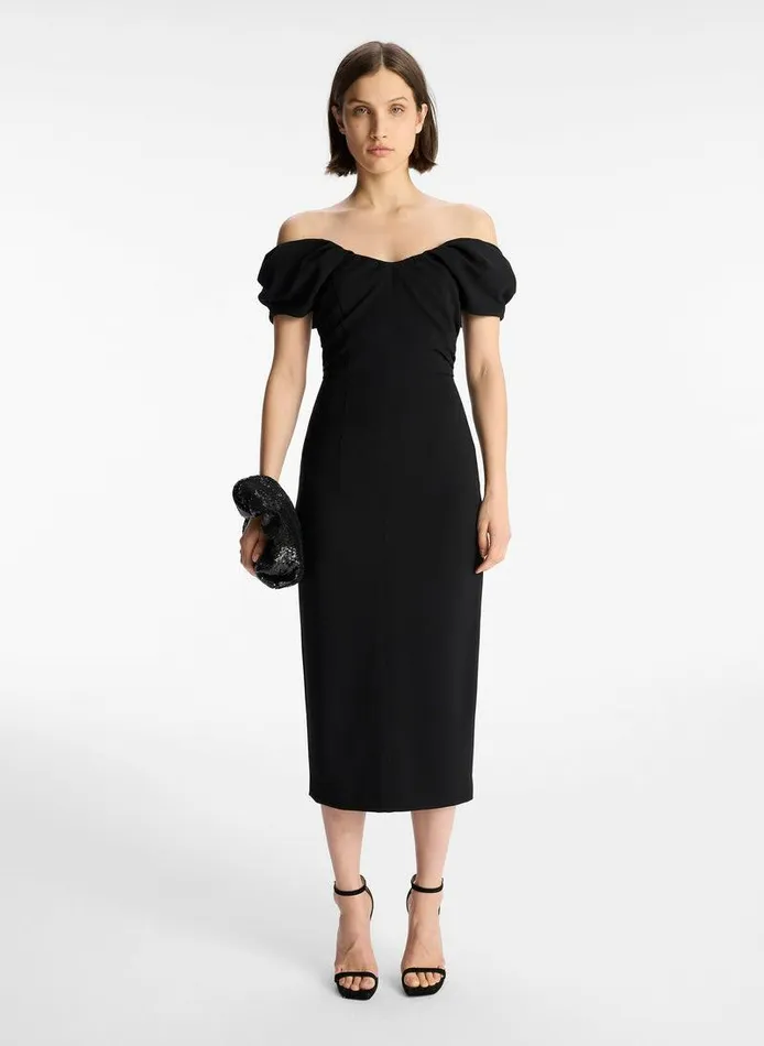 Accessories Women ALC Nora Midi Dress Black