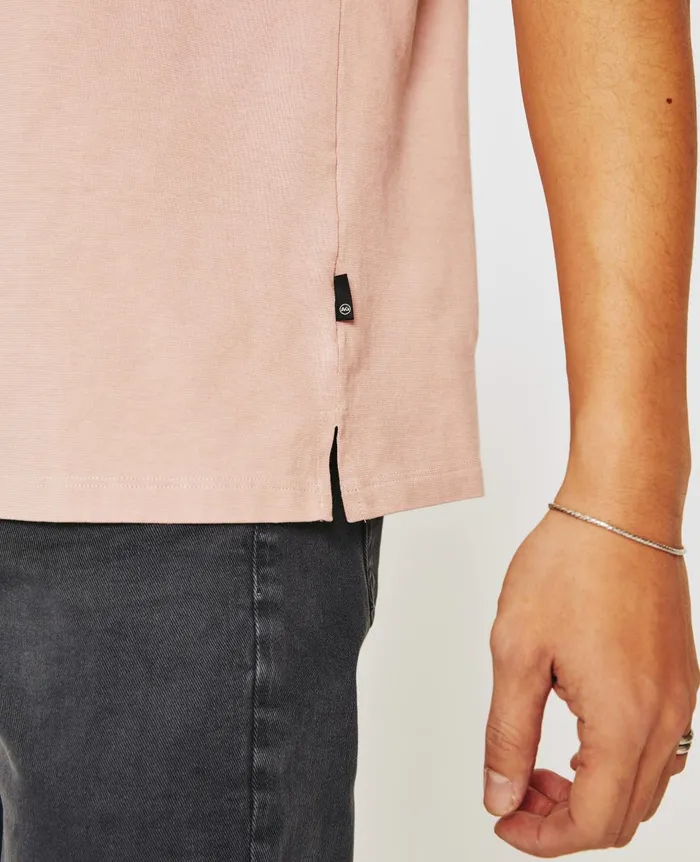 AG Jeans Bryce Johnny Collar Rose Cloud Men Polos AG Jeans Bryce Johnny Collar Rose Cloud Men Polos