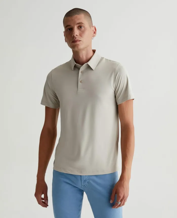 AG Jeans Bryce Polo Yuma Sand Men Polos