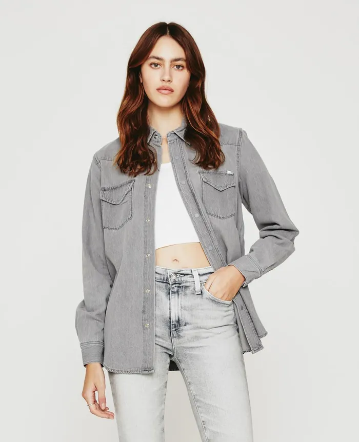 AG Jeans Dakotah Shirt Lunar Women Tops and Shirts