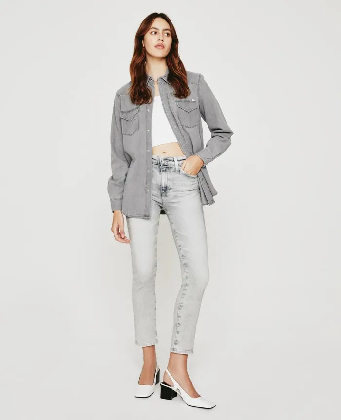 AG Jeans Dakotah Shirt Lunar Women Tops and Shirts AG Jeans Dakotah Shirt Lunar Women Tops and Shirts