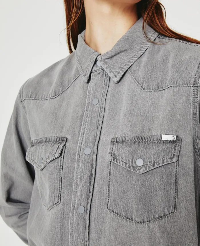 AG Jeans Dakotah Shirt Lunar Women Tops and Shirts AG Jeans Dakotah Shirt Lunar Women Tops and Shirts