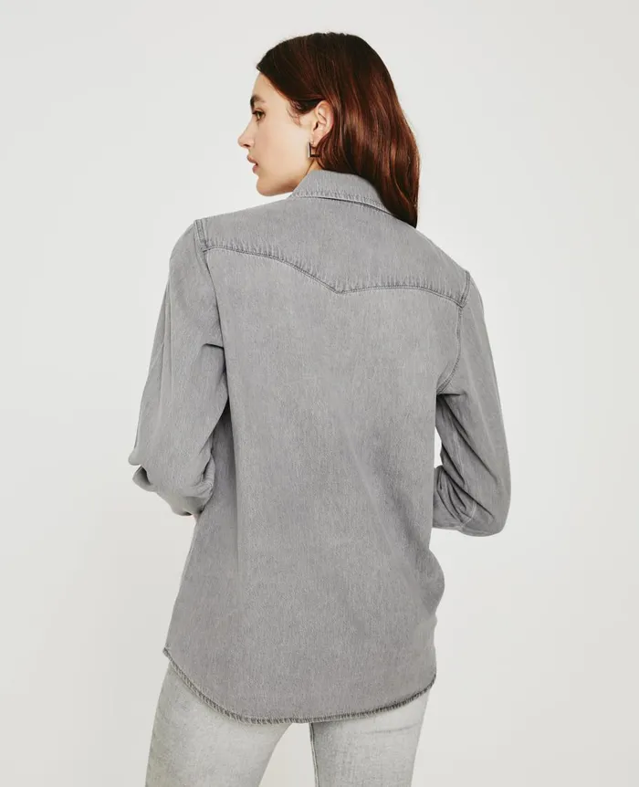 AG Jeans Dakotah Shirt Lunar Women Tops and Shirts AG Jeans Dakotah Shirt Lunar Women Tops and Shirts