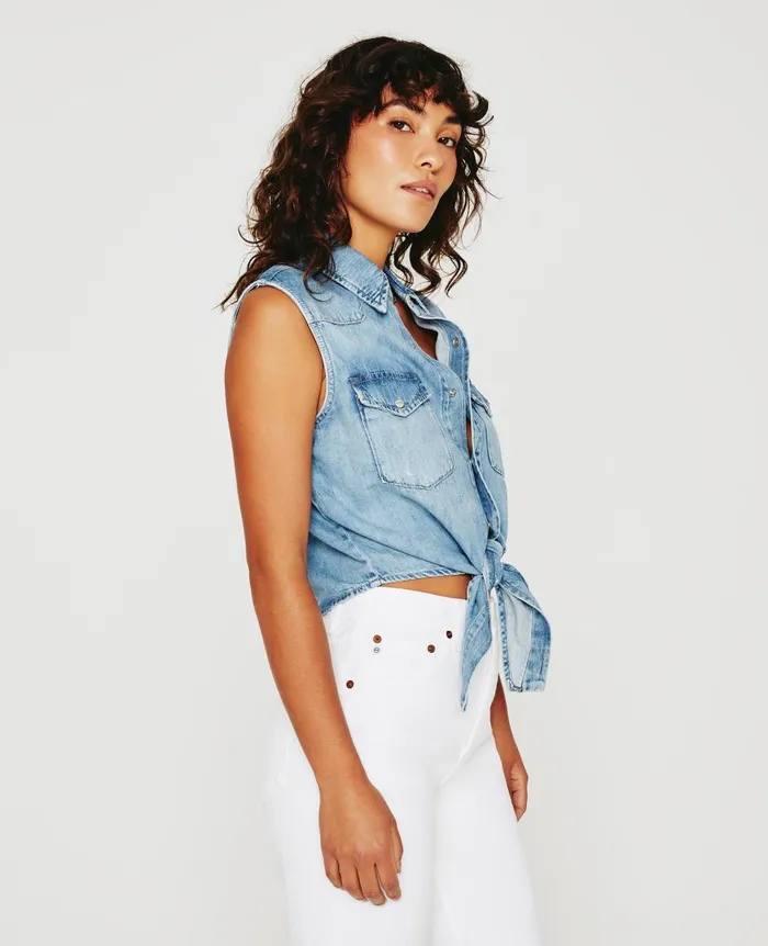 AG Jeans Dakotah Tie Waverly Drive Women Tops and Shirts AG Jeans Dakotah Tie Waverly Drive Women Tops and Shirts