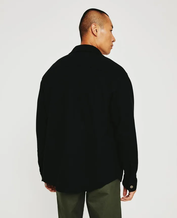 AG Jeans Elias Shirt Jacket True Black Men Shirts AG Jeans Elias Shirt Jacket True Black Men Shirts