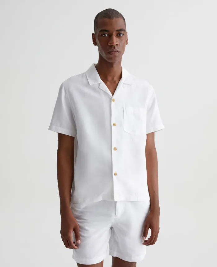 AG Jeans Foster Shirt White Men Shirts