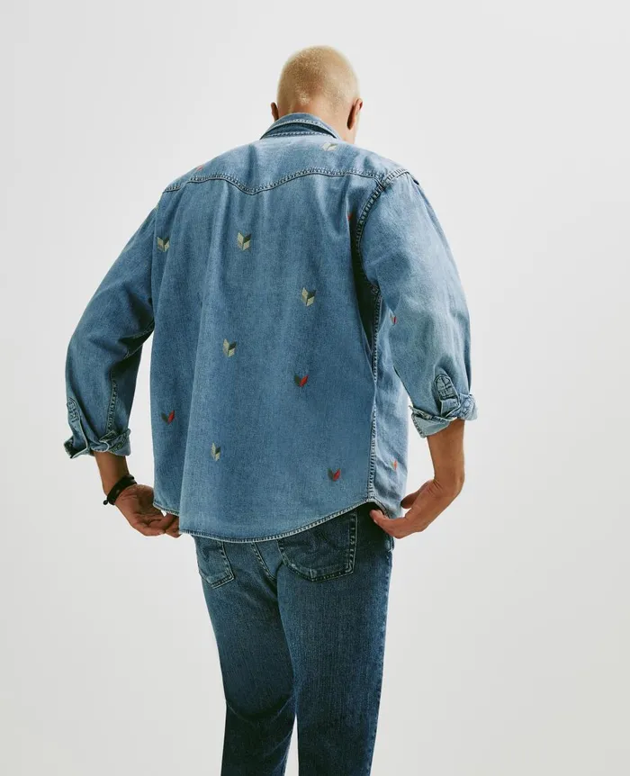 AG Jeans Jasper Shirt Eb Broken Arrow Vintage Blue WomenMen Tops and Shirts AG Jeans Jasper Shirt Eb Broken Arrow Vintage Blue WomenMen Tops and Shirts