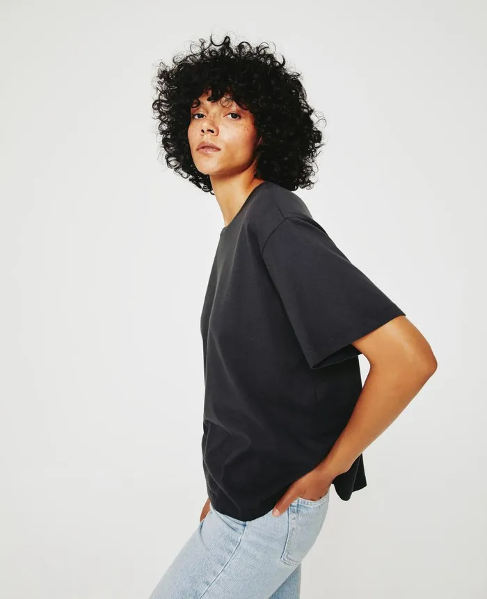 AG Jeans Karter ExBoyfriend Ink Stone Women Tees and Tanks AG Jeans Karter ExBoyfriend Ink Stone Women Tees and Tanks