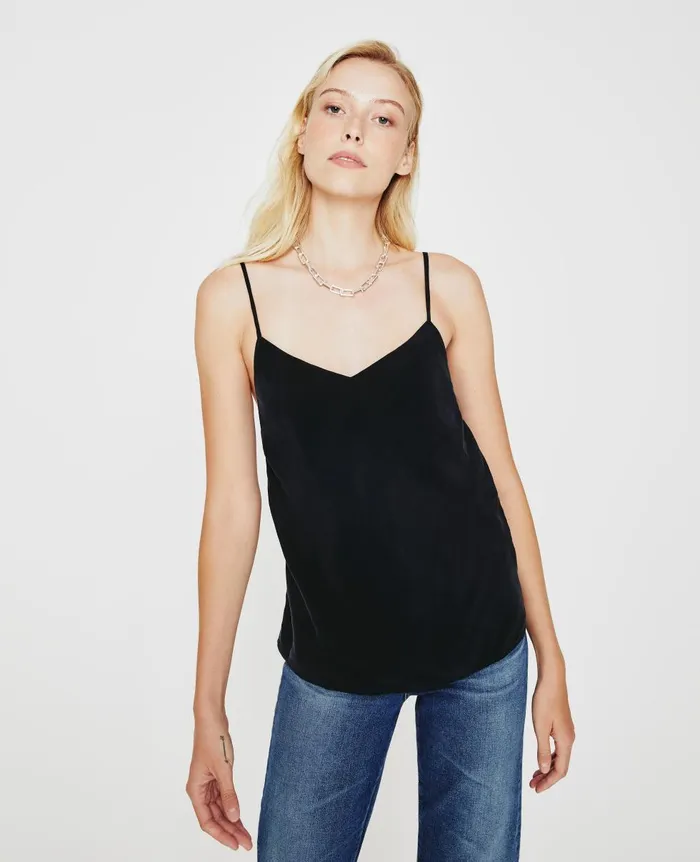 AG Jeans Scarlet Cami True Black Women Tops and Shirts