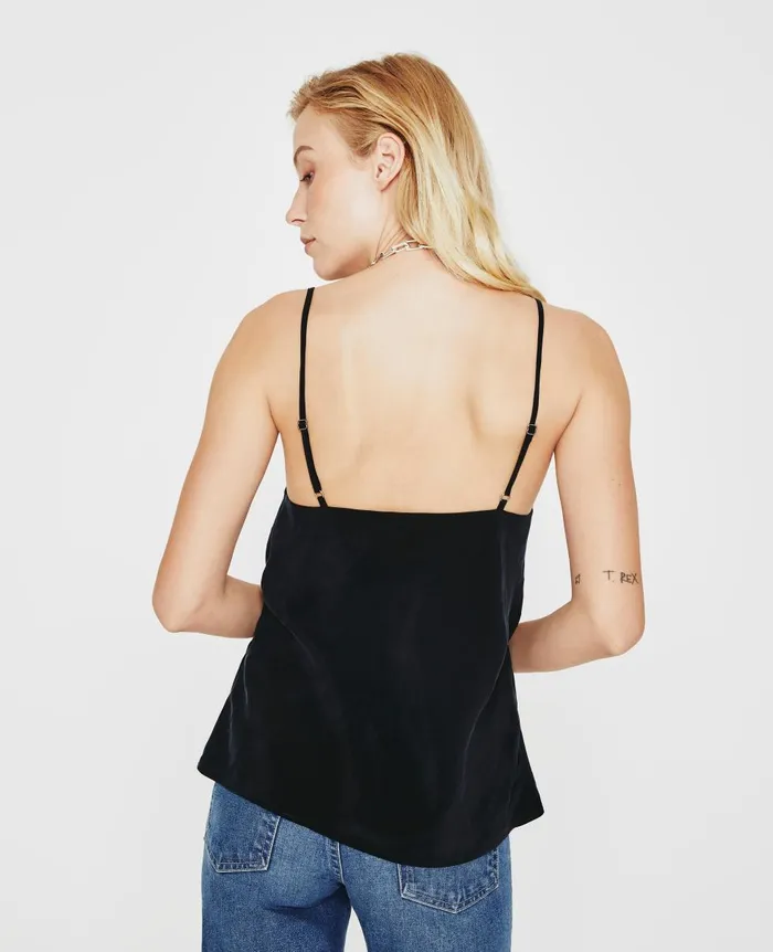 AG Jeans Scarlet Cami True Black Women Tops and Shirts AG Jeans Scarlet Cami True Black Women Tops and Shirts