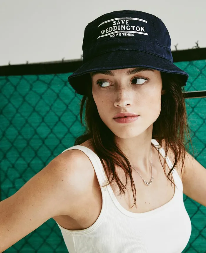 AG Jeans Weddington Bucket Hat Eb Save Weddington Court Navy WomenMen Hats