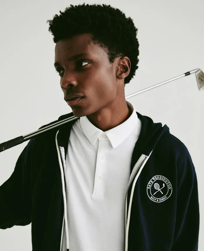 AG Jeans Weddington Zip Hoodie Eb Weddington Crest Court Navy Men Sweatshirts