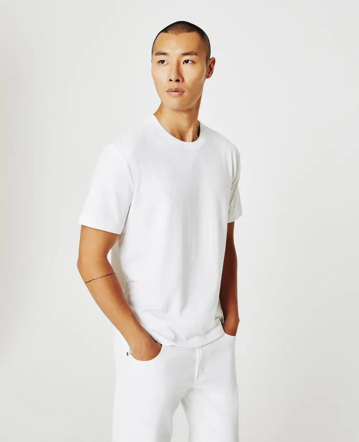 AG Jeans Wesley Crew True White Men Tees