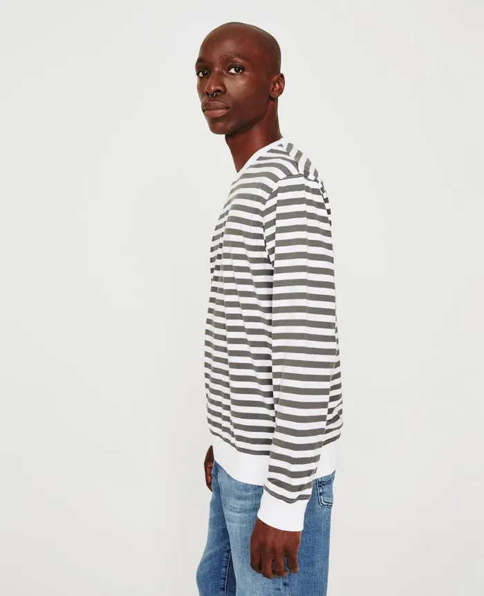 AG Jeans Wesley Pullover True Whitefolkestone Grey Men Sweatshirts AG Jeans Wesley Pullover True Whitefolkestone Grey Men Sweatshirts