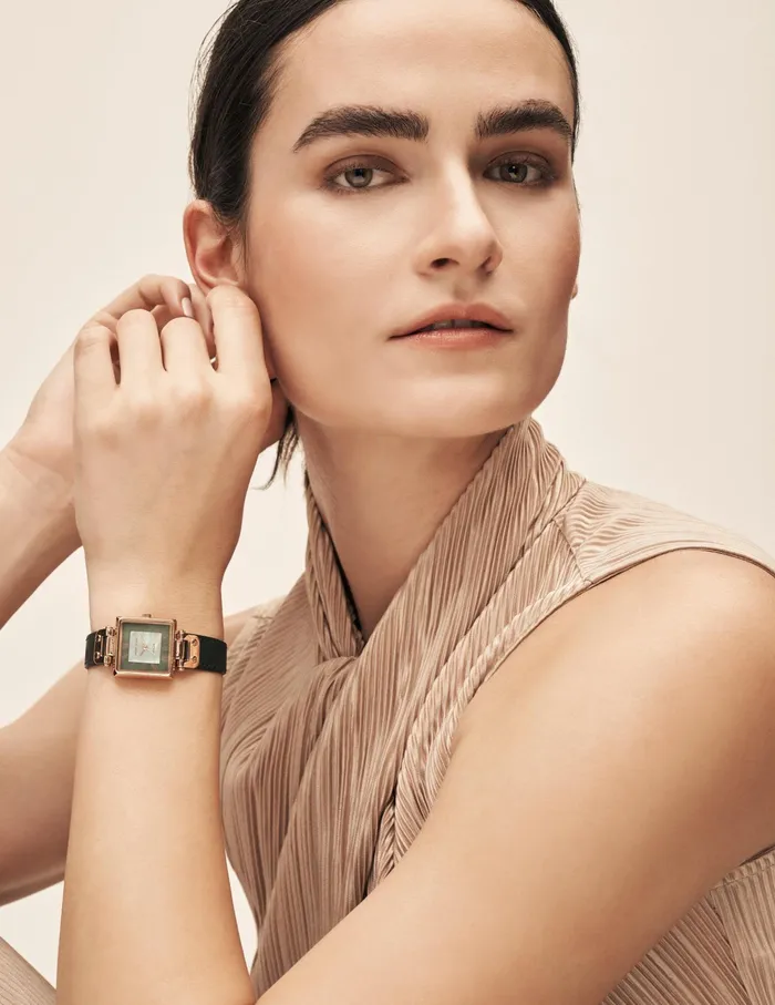 Anne Klein Consider It Solar Square Leather Strap Watch Green Women Watches 038 Jewelry Anne Klein Consider It Solar Square Leather Strap Watch Green Women Watches 038 Jewelry