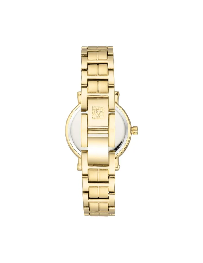 Anne Klein Roman Numeral Dial Bracelet Watch Goldtone Women Watches 038 Jewelry