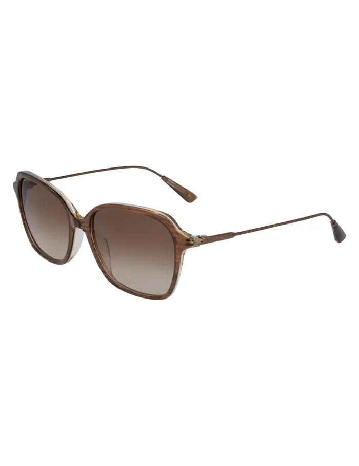 Anne Klein Rounded Square Sunglasses Mocha Women Accessories