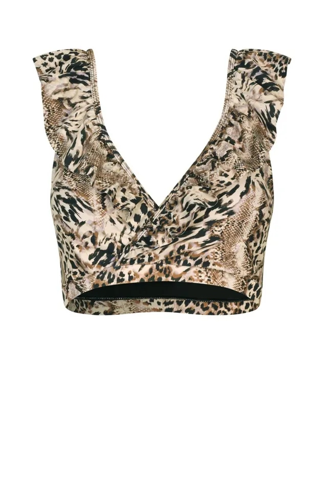 Astrid Bikini Top 8211 Wild Animal Women Cras Swimwear