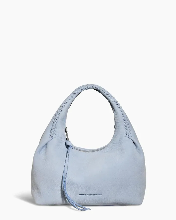 Aura Handheld Breeze Blue Nubuck Women Aimee Kestenberg Satchels