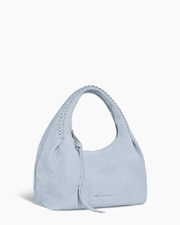 Aura Handheld Breeze Blue Nubuck Women Aimee Kestenberg Satchels