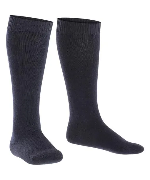 Babies and Kids Comfort Wool Kids Kneehigh Socks Darkmarine FALKE Knee High Socks