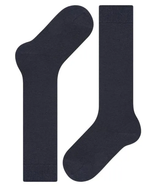 Babies and Kids Comfort Wool Kids Kneehigh Socks Darkmarine FALKE Knee High Socks