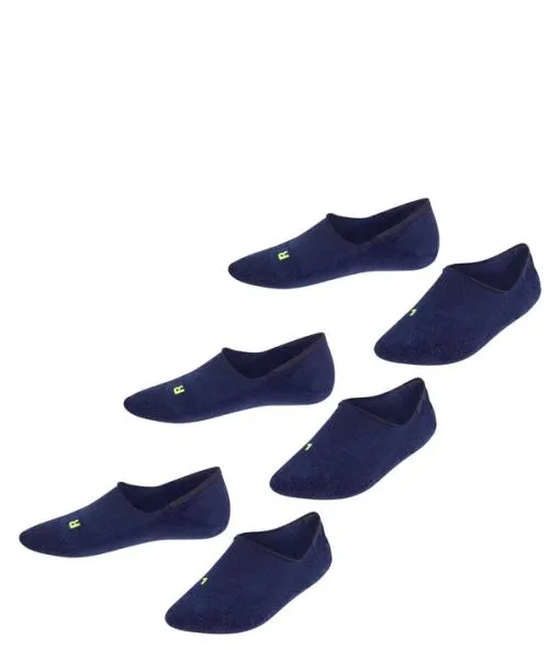 Babies and Kids Cool Kick 3Pack Kids No Show Socks Marine FALKE No Show Socks