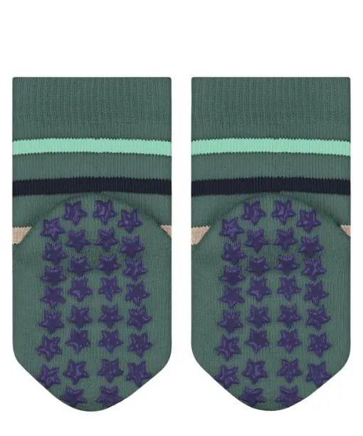 Babies and Kids Multi Stripe Babies Socks Dark Jade FALKE Baby Socks