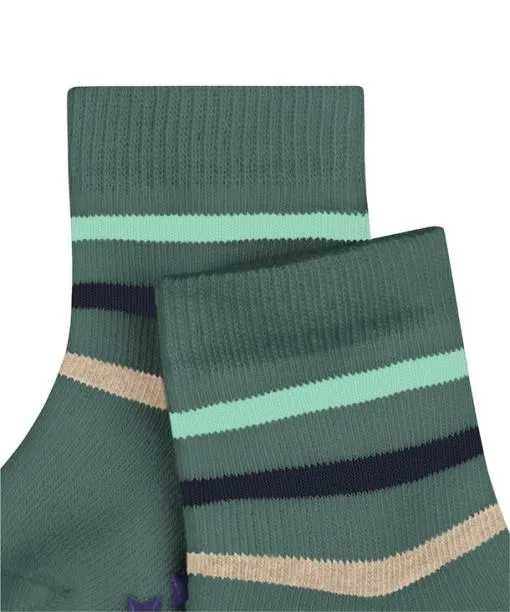 Babies and Kids Multi Stripe Babies Socks Dark Jade FALKE Baby Socks