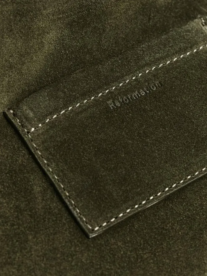 Bags The Reformation Medium Vittoria Tote Bag Leccio Suede