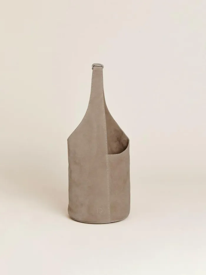 Bags The Reformation Small Silvana Bucket Bag Smoke Suede