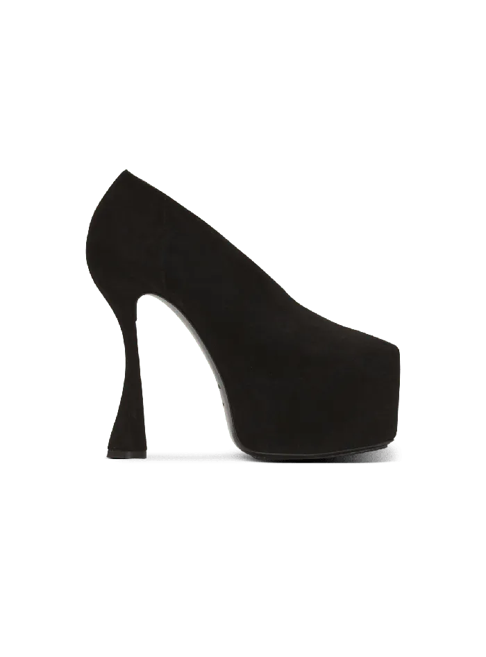 Balmain High Heels and Pumps Women Eden Platform Pumps In Suede Black