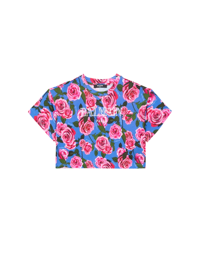 Balmain Kids Shortsleeved Vintage Tshirt Multicolor