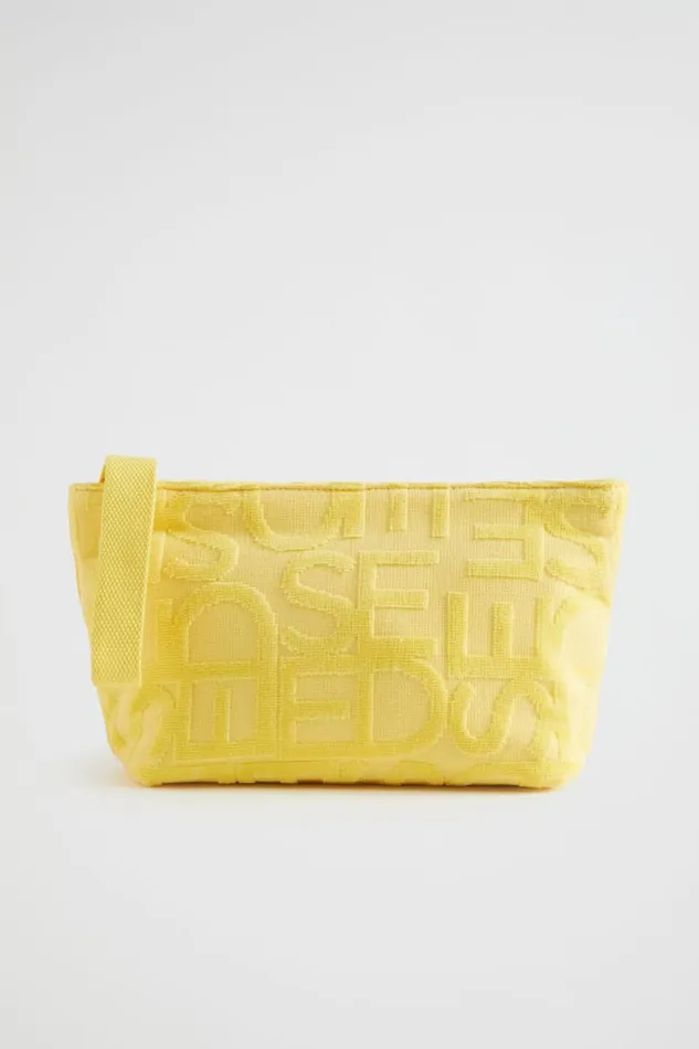 Beach Bags Woman Seed Heritage Seed Logo Pouch Lemon Drop
