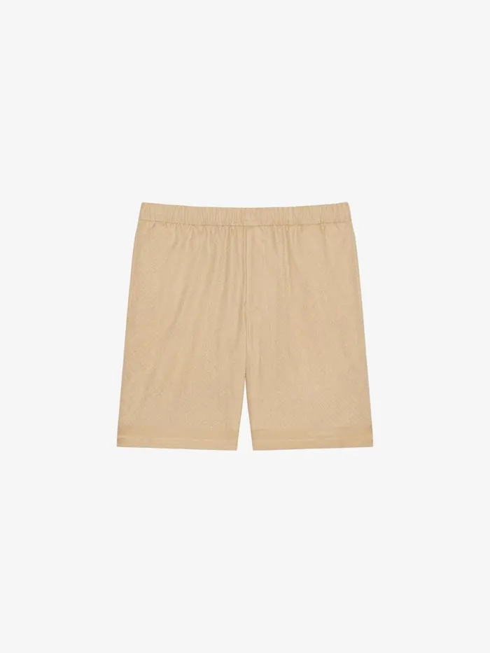 Bermuda Shorts In 4g Cotton Beige Men Givenchy Pants and Shorts