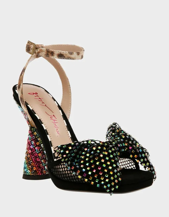 Betsey Johnson Women AISHA BLACK MULTI