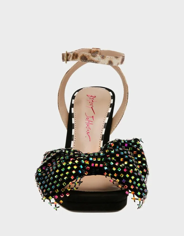Betsey Johnson Women AISHA BLACK MULTI
