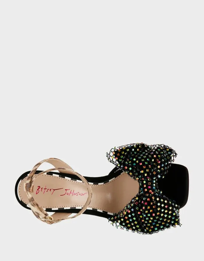 Betsey Johnson Women AISHA BLACK MULTI