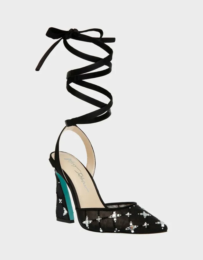 Betsey Johnson Women ANGEL BLACK Black