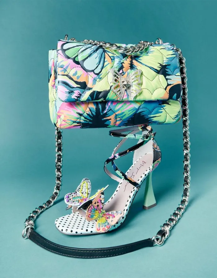 Betsey Johnson Women BUTTERFLY PUFFED FLAP BAG MULTI Betsey Johnson Women BUTTERFLY PUFFED FLAP BAG MULTI
