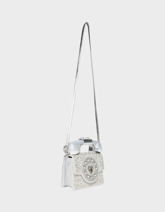 Betsey Johnson Women KITSCH MILLION STARS PHONE BAG SILVER Silver Betsey Johnson Women KITSCH MILLION STARS PHONE BAG SILVER Silver