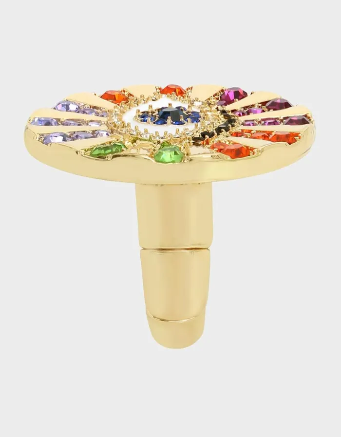 Betsey Johnson Women LUCKING OUT EYE RING MULTI Betsey Johnson Women LUCKING OUT EYE RING MULTI