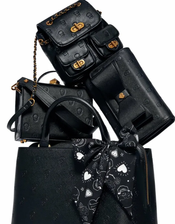 Betsey Johnson Women SKULLICIOUS MINI BACKPACK BLACK Black Betsey Johnson Women SKULLICIOUS MINI BACKPACK BLACK Black