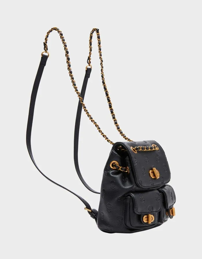 Betsey Johnson Women SKULLICIOUS MINI BACKPACK BLACK Black Betsey Johnson Women SKULLICIOUS MINI BACKPACK BLACK Black