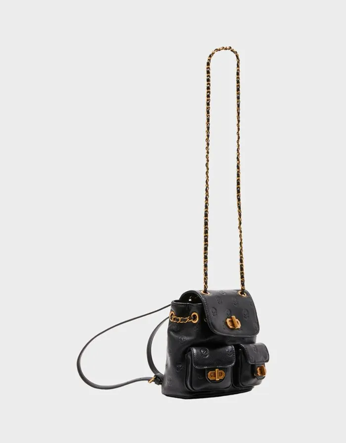 Betsey Johnson Women SKULLICIOUS MINI BACKPACK BLACK Black Betsey Johnson Women SKULLICIOUS MINI BACKPACK BLACK Black